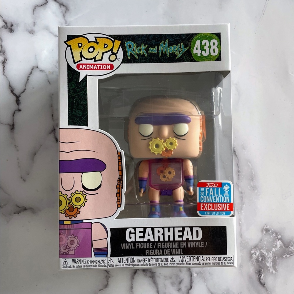 Funko Pop! Gearhead Rick and Morty NYCC Exclusive Limited Edition